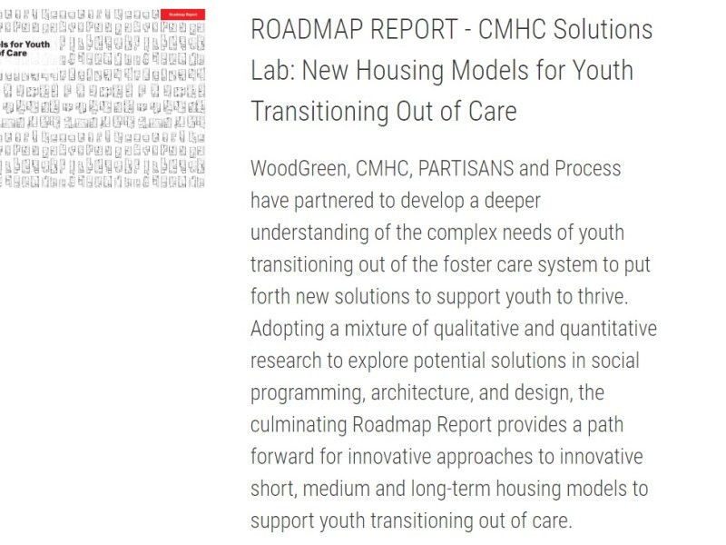 Transitional Housing 4 Youth: Road Map Report + Podcast&nbsp;Appearance