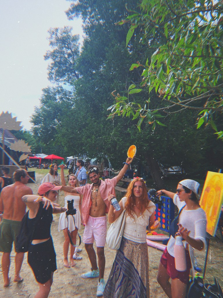 Toronto artists collective goes to live paint at festival, Sonic Springs 2024