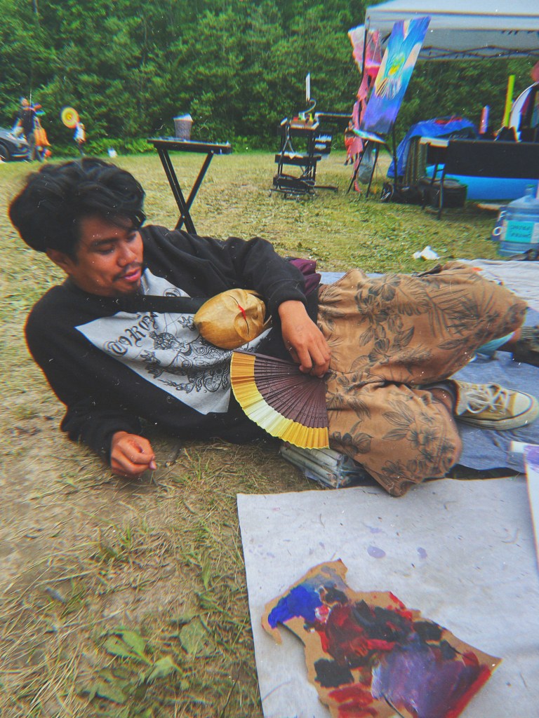 Toronto artists collective goes to live paint at festival, Sonic Springs 2024