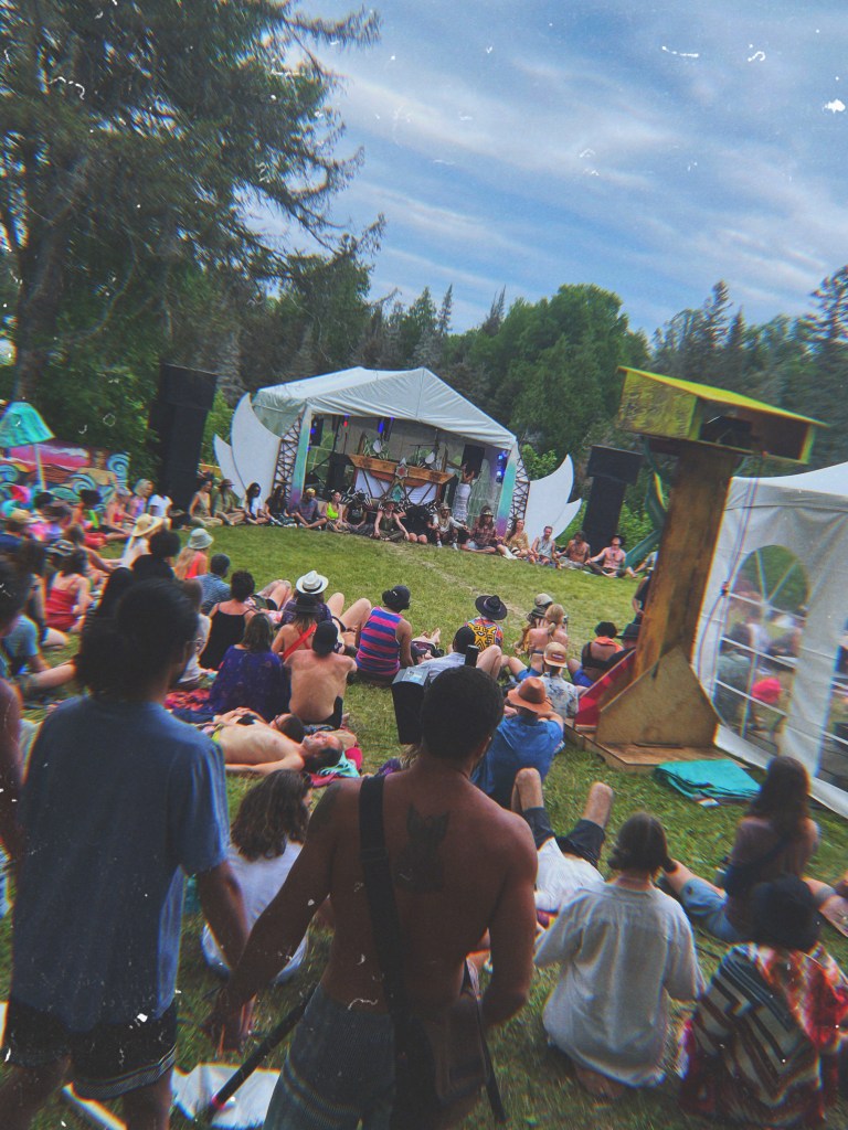 Toronto artists collective goes to live paint at festival, Sonic Springs 2024