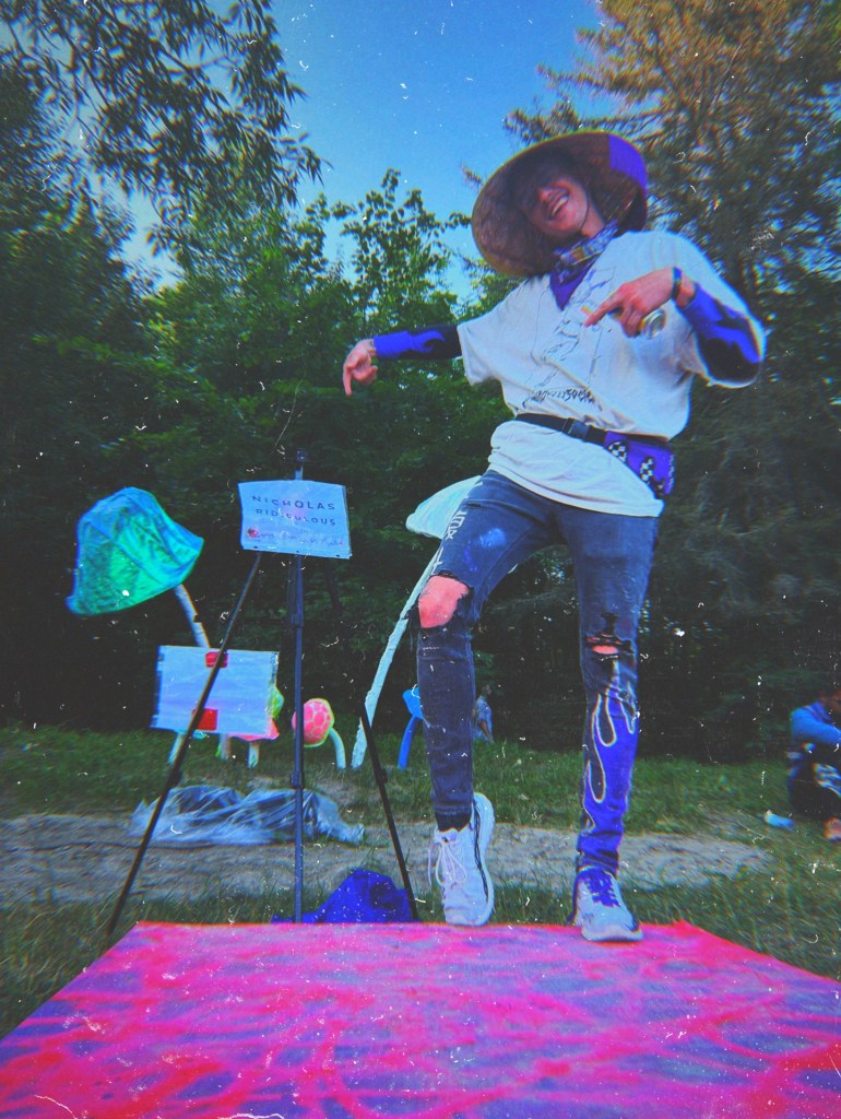 Toronto artists collective goes to live paint at festival, Sonic Springs 2024