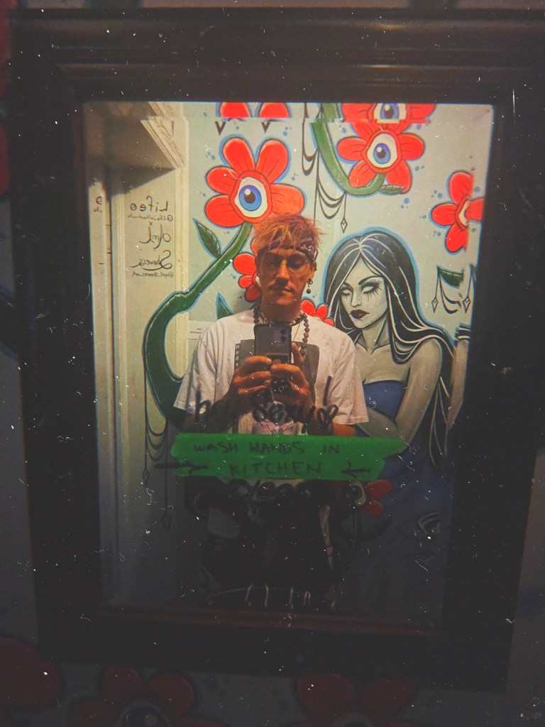 Nicholas Ridiculous exploring Art on Barton Immersive Gallery Project