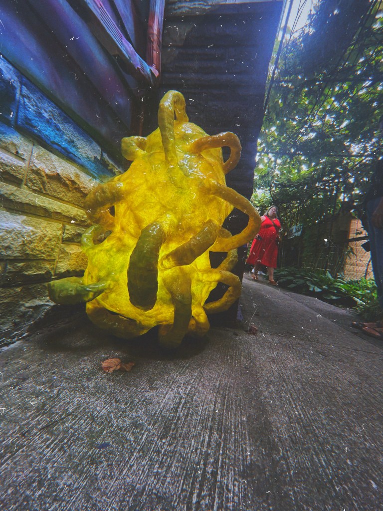 Nicholas Ridiculous exploring Art on Barton Immersive Gallery Project