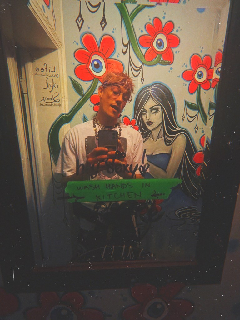 Nicholas Ridiculous exploring Art on Barton Immersive Gallery Project