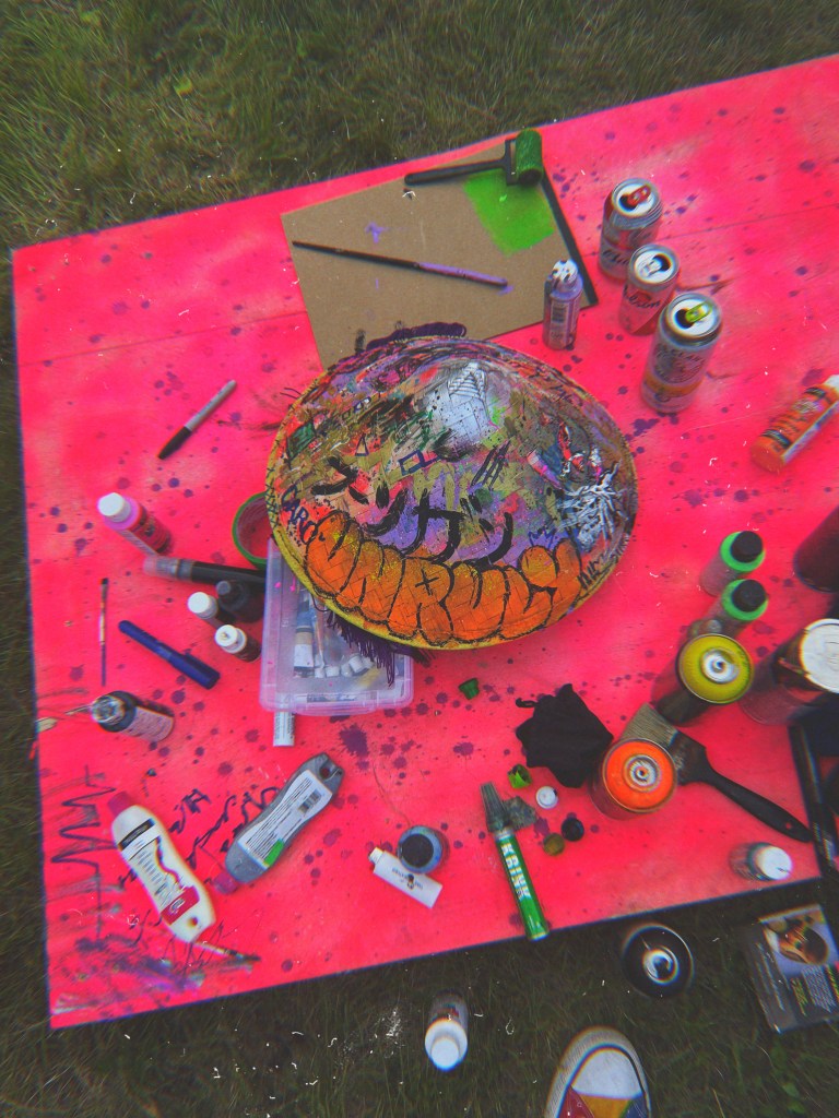 Toronto artists collective goes to live paint at festival, Sonic Springs 2024