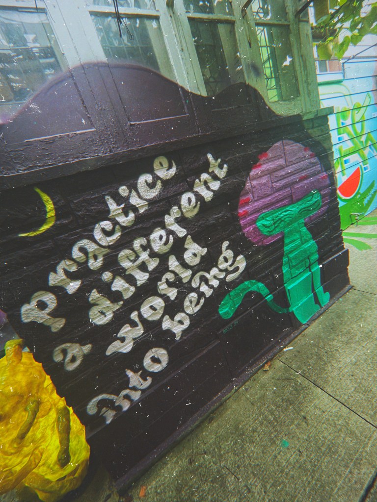 Nicholas Ridiculous exploring Art on Barton Immersive Gallery Project