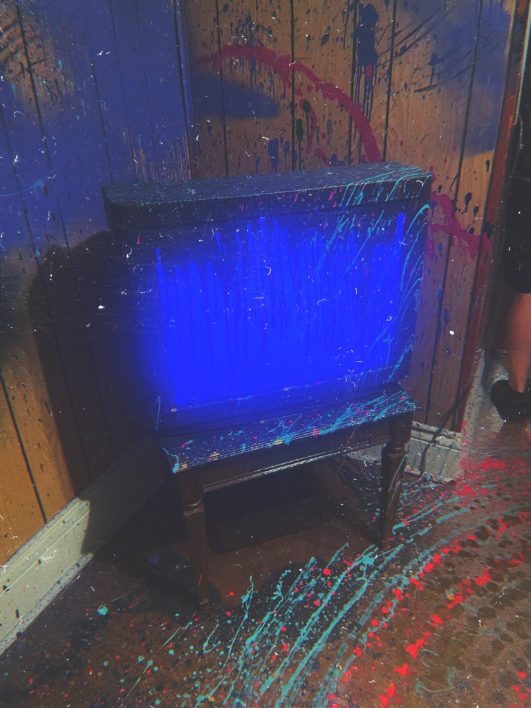 Nicholas Ridiculous exploring Art on Barton Immersive Gallery Project