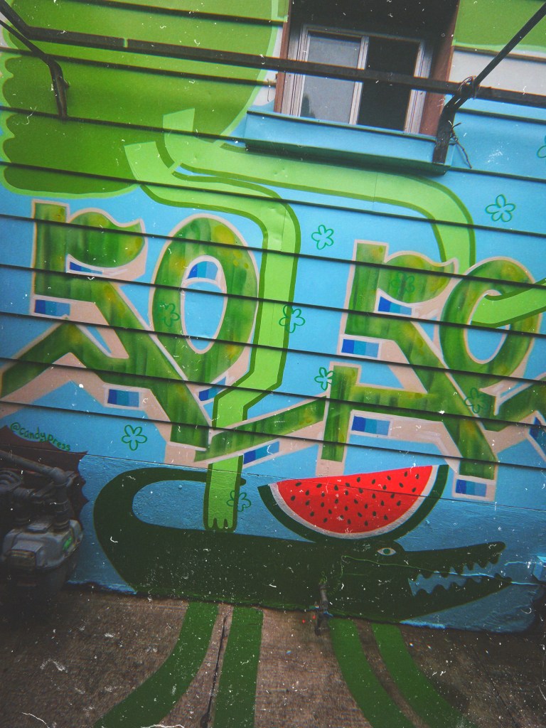 Nicholas Ridiculous exploring Art on Barton Immersive Gallery Project