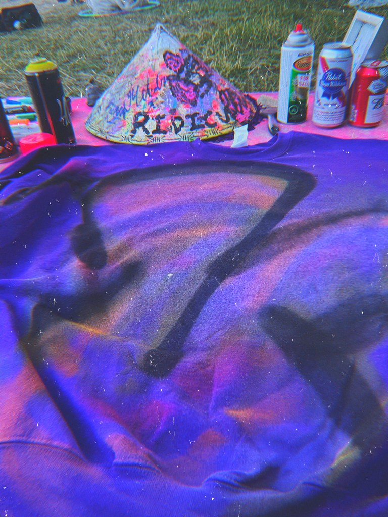 Toronto artists collective goes to live paint at festival, Sonic Springs 2024