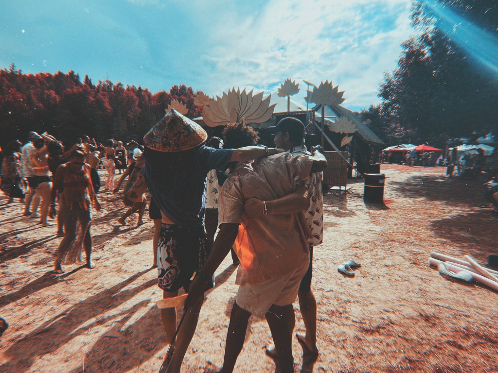 Toronto artists collective goes to live paint at festival, Sonic Springs 2024